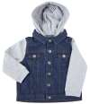 LW750 Larkwood Kids Denim Jacket BLUE DENIM colour image